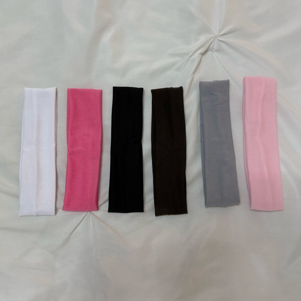 Colorful Elastic Headband Set